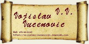 Vojislav Vučenović vizit kartica